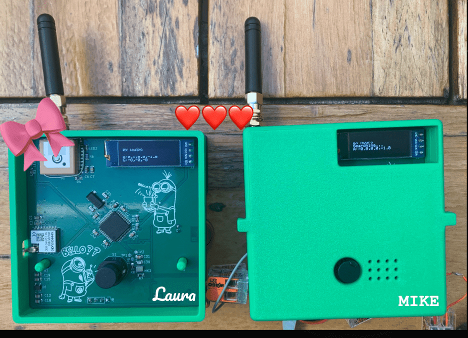 Bello!: Digital 915MHz RF Walkie Talkie